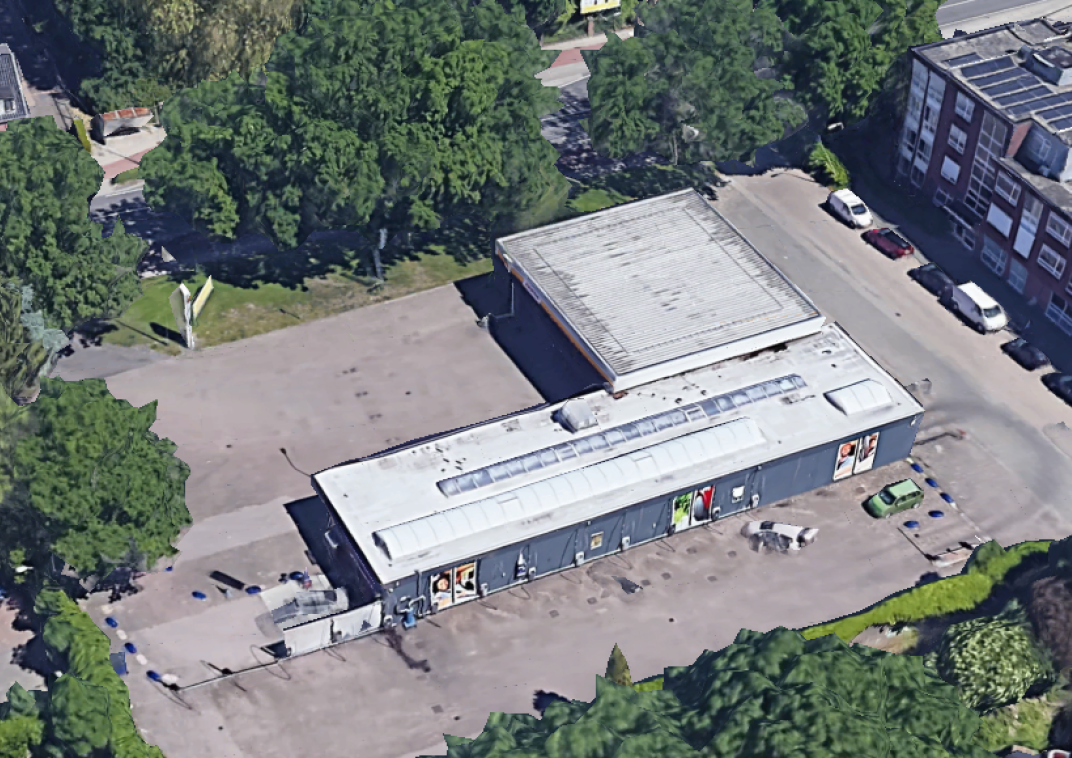 Luchtfoto van Hogeweg 55