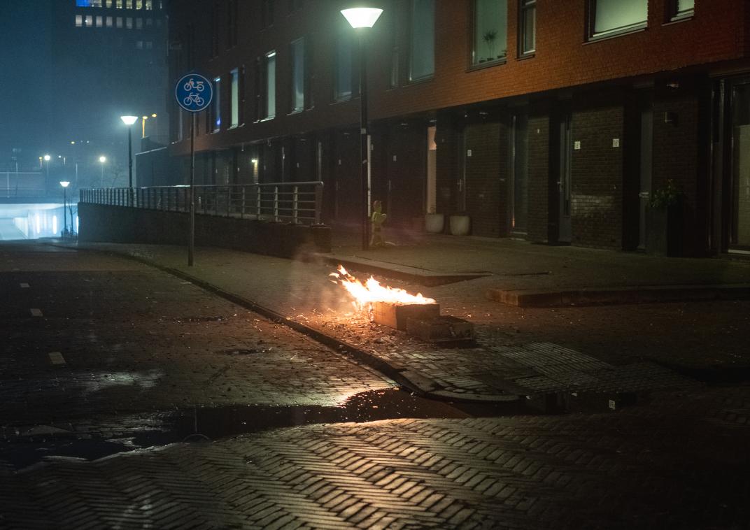 Vuurwerk op straat