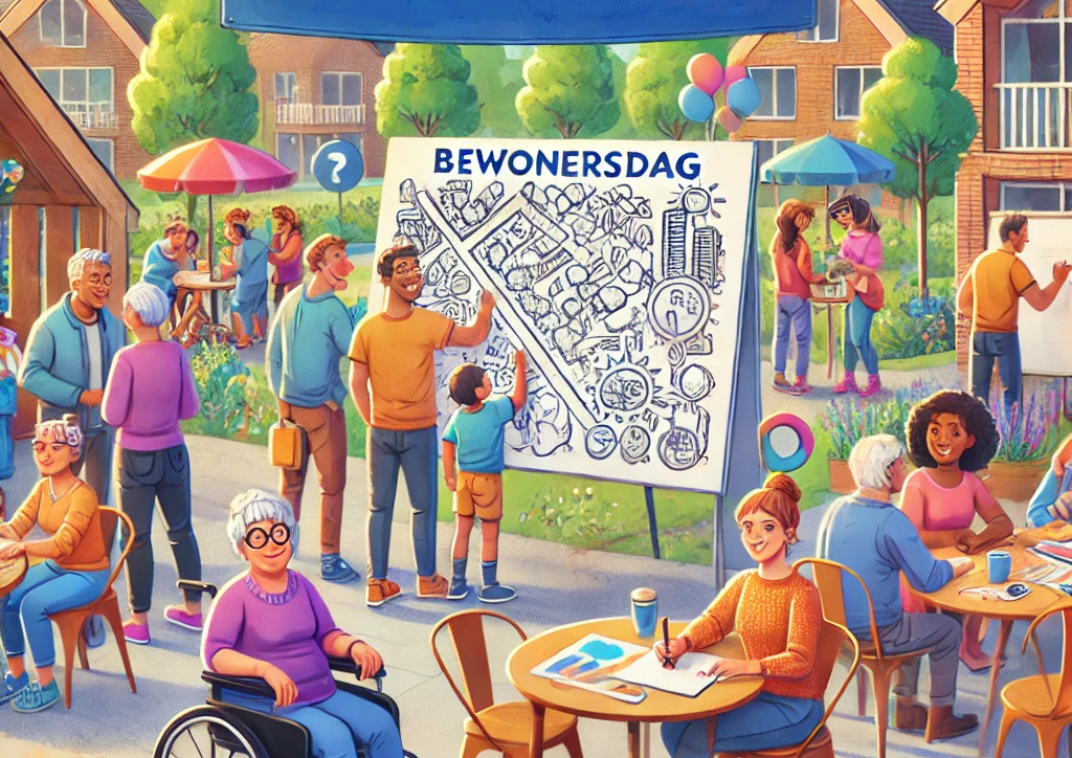 AI afbeeldingen van bewonersdag