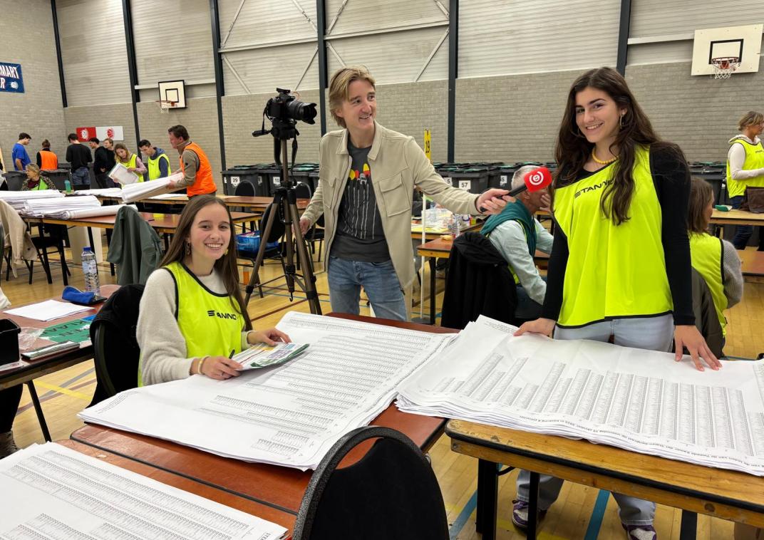 Interview Jongeren bij stemmen tellen
