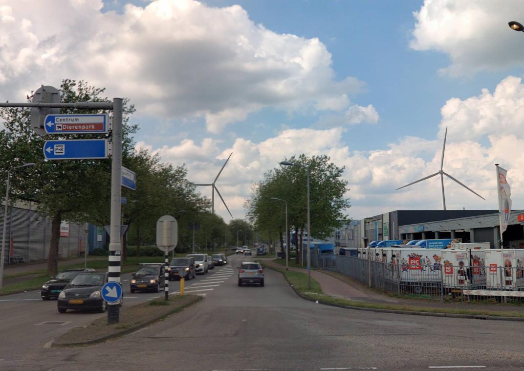 Kijkpunt 4. Kruising Amsterdamseweg en Twentseweg (bovengrens van 142,50 meter)