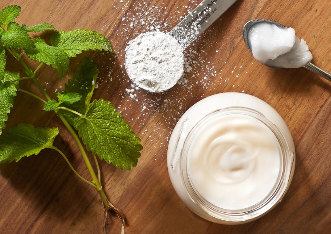 Foto van benodigdheden van zelf creme maken