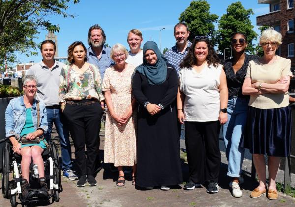 Groepsfoto van de Denktankdeelnemers Inclusieve Stad Gemeente Amersfoort