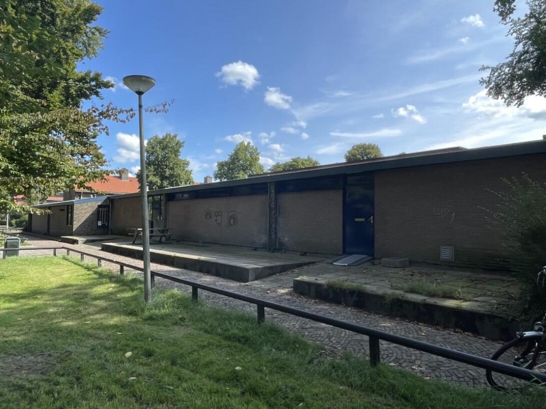 D voorgevel van het jongerencentrum De Reset
