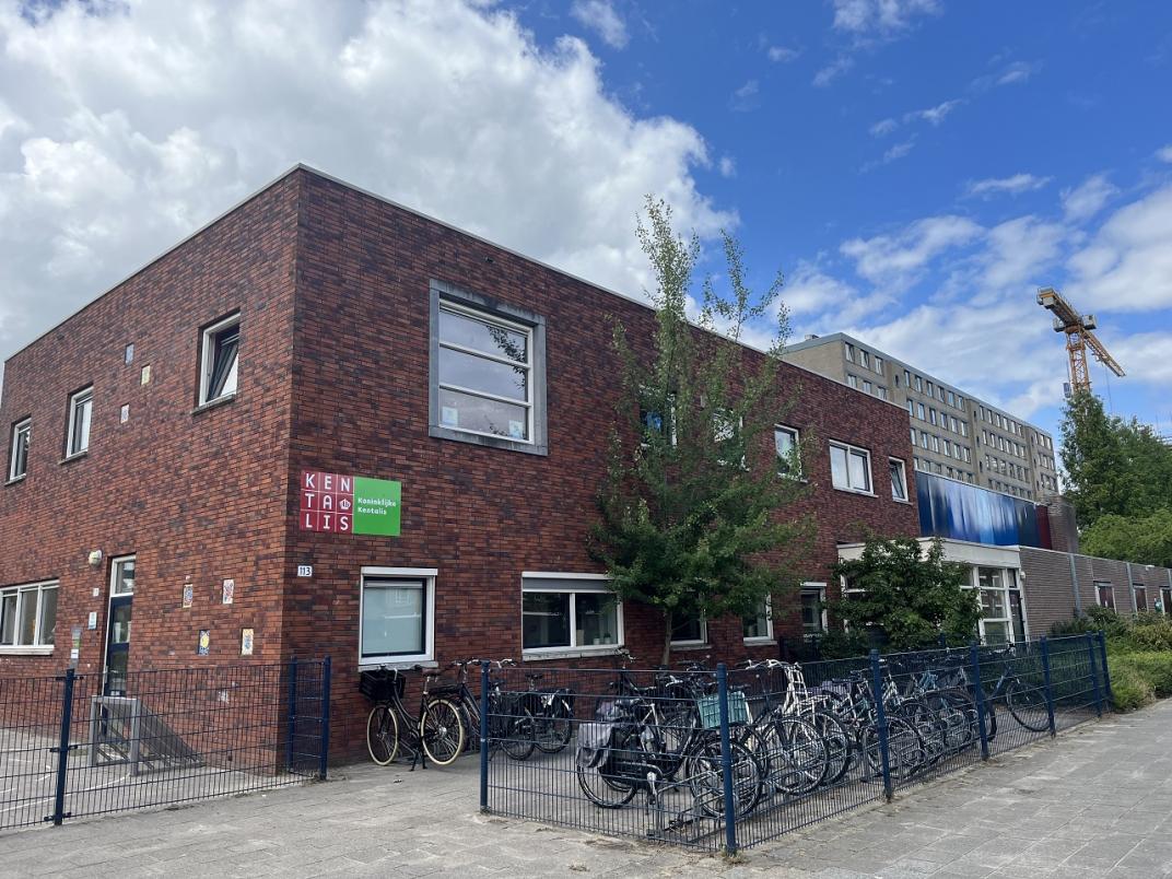 De voorgevel van het welzijnsgebouw Kentalis