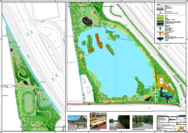 Plattegrond van het gebied van 't Hammetje