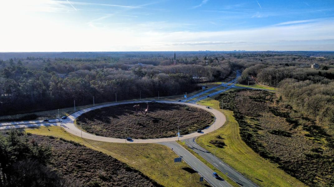 luchtfoto Stichtserotonde gebiedsperspectief A-Z