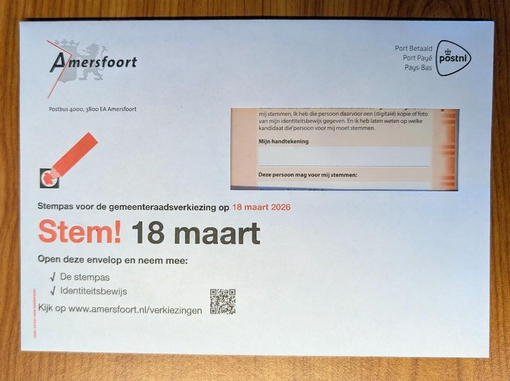 Foto van een goede stempas