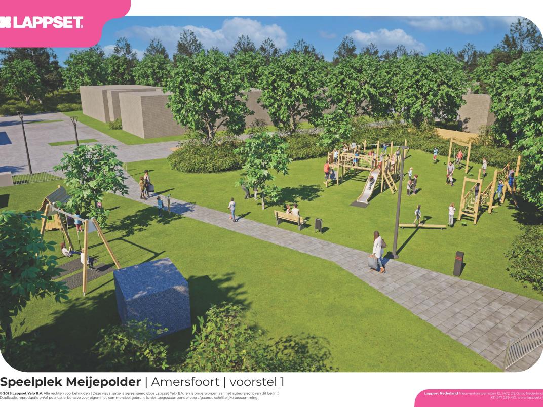Speeltuin ontwerp Meijepolder van ontwerp 1