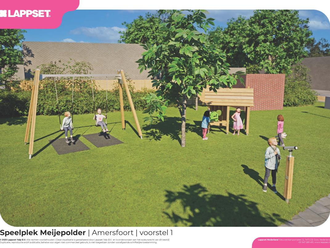 Speeltuin ontwerp Meijepolder van ontwerp 1