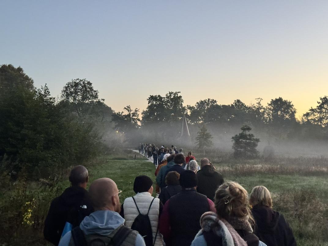 Wandeling op Wereld Suïcide Preventie Dag door de natuur